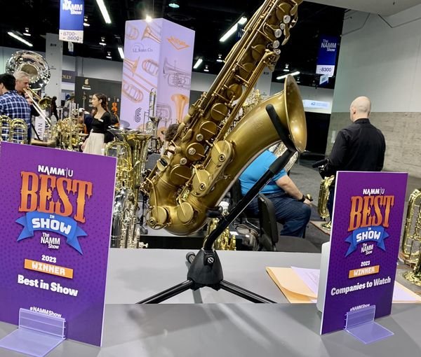 2023 NAMM Show and the ETS852 Tenor Saxophone — Notus Winds